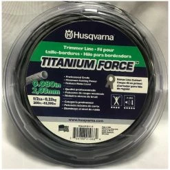 Husqvarna Titanium Force Trimmer Line .080x208' #639005112 - High-Performance Trimmer Line for Tough Cutting