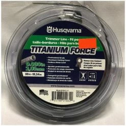 Husqvarna Titanium Force Trimmer Line .080x50' #639005111 – Durable Trimmer Line for Professional Results