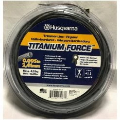 Husqvarna Titanium Force Trimmer Line .095x140' | Durable & Efficient Grass Cutting | #639005102