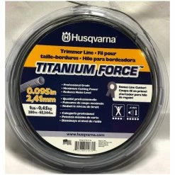 Husqvarna Titanium Force Trimmer Line .095x280' - 639005104 | Durable Trimmer Line for Efficient Cutting