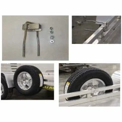 Aluma 77 Series Spare Tire Carrier #20-0000072 | Durable Trailer Accessory
