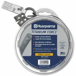 Husqvarna Titanium Force Trimmer Line .95X100' FT | Durable & High-Performance | #596780101