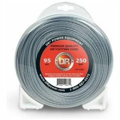 DR Power Equipment DR Power Trimmer Cord 95mil 250' – Heavy-Duty Replacement Line for Trimmers and Brushcutters