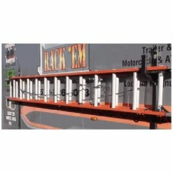 Pack'em Enclosed Trailer Side Wall Ladder Rack PK-28WL/BM | Durable Trailer Accessory