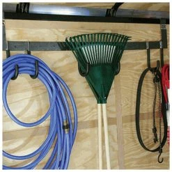 Rack'em Mfg RA-7 6-Hook Multi-Tool Rack for Trailers - Durable Trailer Accessory